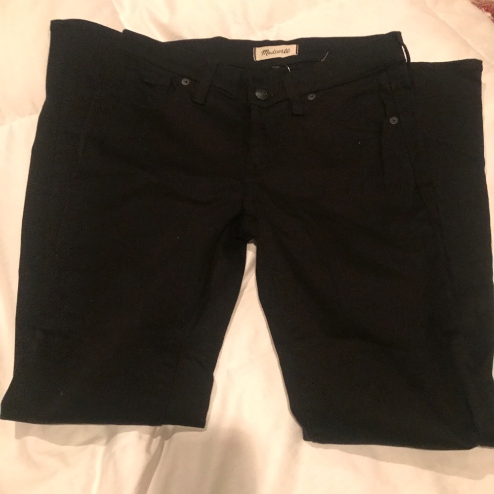 Madewell Black Skinny Jeans Girls Junior size8” 27